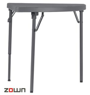 Skládací stůl čtvrtkruh 76 cm Zown