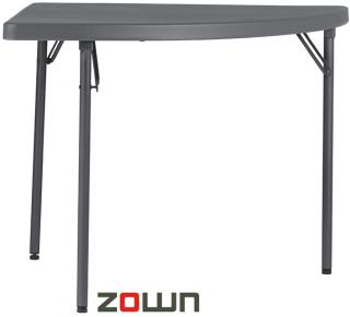 Skládací stůl čtvrtkruh 91 cm Zown