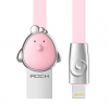 Datový kabel USB Apple Animal 1m /Pink Chicken/