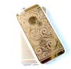 Pouzdro Gold Flowers iPhone 6, 6S /Gold/