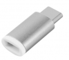 Redukce z micro USB na micro USB-C Aluminium /Silver/