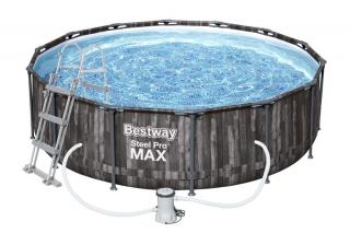 Bazén BESTWAY Steel Pro Max Wood 3,66 x 1 m - 5614X