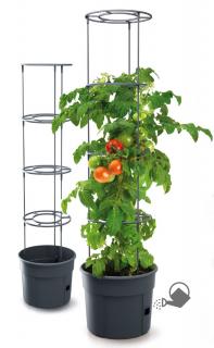 Květináč pro pěstování rajčat a jiných pnoucích rostlin, Grower antracit 29,5 cm