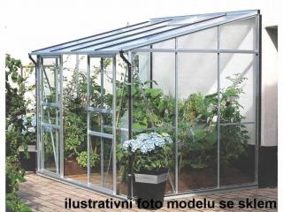 Polykarbonátový skleník VITAVIA IDA 5200, PC 4 mm, stříbrný