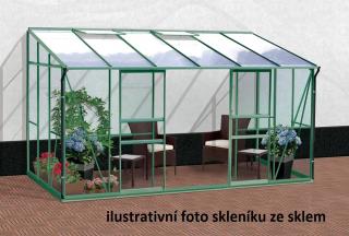 Polykarbonátový skleník VITAVIA IDA 7800, PC 4 mm, zelený