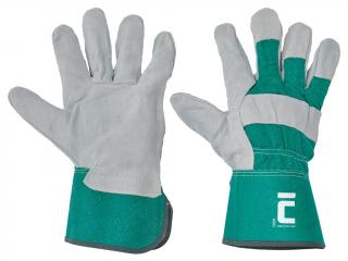 Pracovní kombinované rukavice EIDER zelená, vel. 12
