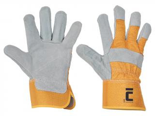 Pracovní kombinované rukavice EIDER žlutá, vel.10,5