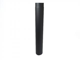 Roura kouřová 120 mm/100 cm, silnostěnné 1,5 mm, černá