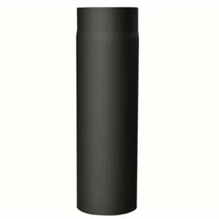 Roura kouřová 200 mm/50 cm, silnostěnné 1,5 mm, černá