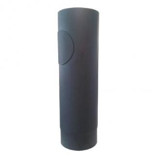 Roura kouřová s čis. otvorem 120 mm/50 cm, silnostěnné 1,5 mm, černá
