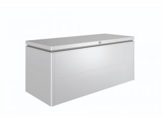 Úložný box Biohort LoungeBox 200, stříbrná metalíza