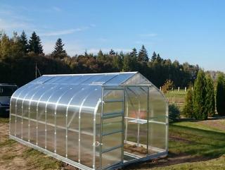 Zahradní skleník Gardentec STANDARD Profi 8 x 2,5 m  5x tyč na rajčata + 1x sada těsnění ZDARMA