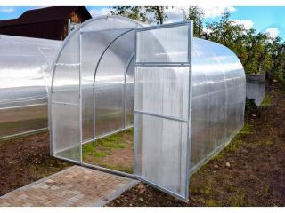 Zahradní skleník IGEL GARLIC 4 x 1,64 m, 4 mm  Předmontáž polykarbonátu na obě čela skleníku v hodnotě 1550 Kč zdarma.