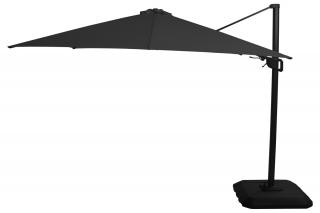 Zahradní slunečník Shadowflex 300x300 s bočním stíněním, royal grey