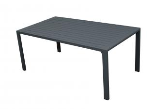 Zahradní stůl MORISS, hliníkový, 130 x 72 x 55 cm