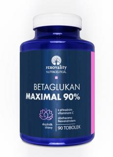 Betaglukan 90% MAXIMAL s Vitamínem C přírodního původu 90 tobolek, doplněk stravy