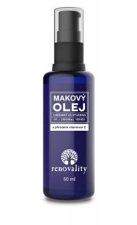 Makový olej renovality za studena lisovaný s přírodním vitamínem E, 50ml