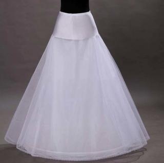 Spodnice spodnička pod společenské svatební šaty jednoobručová A-linie