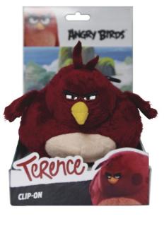 Angry Birds - Plyšová hračka TERENCE s přívěškem, 14 cm
