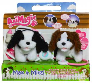Animagic - Štěňátka Max a Mitzi, psí dvojčátka