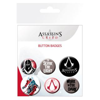 Assassins Creed 4 odznaky 25 mm a 2 odznaky 32 mm 10x15 cm