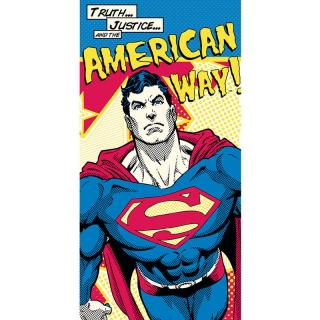 DC Superman ručník barevný bavlna 140x70 cm