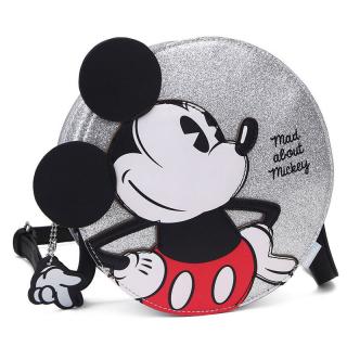 Disney Mickey kabelka stříbrná 20x20x5 cm