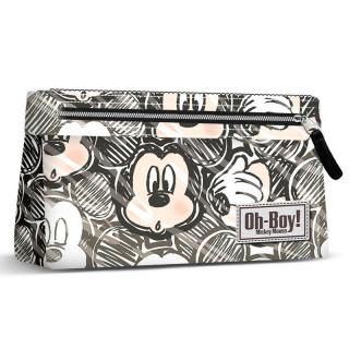Disney Mickey penál černo-bílý 12x22x3 cm