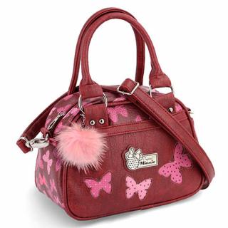 Disney Minnie kabelka s motýly červená 16x22x12 cm
