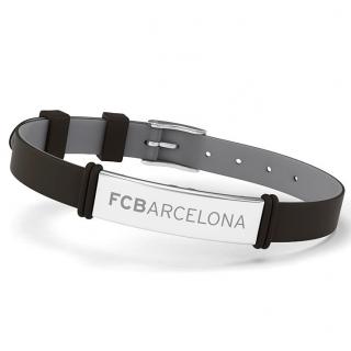 FC Barcelona náramek černý v krabičce