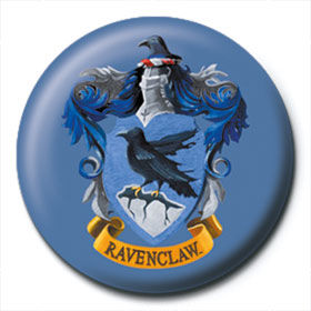 Harry Potter Havraspár odznak modrý 2,5 cm