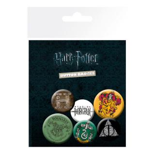 Harry Potter mix 4 odznaky 25 mm a 2 odznaky 32 mm