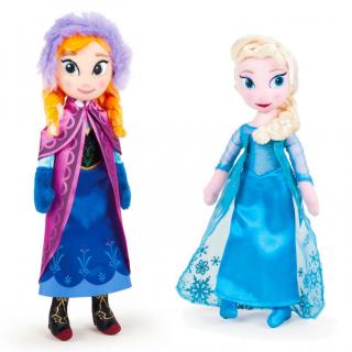 Ledové království - Plyšová Elsa nebo Anna, 40cm