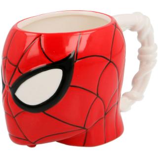 Marvel Spiderman hlava 3D hrnek červený 410 ml