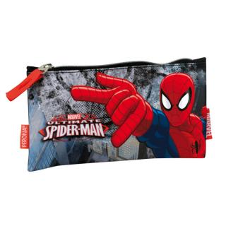 Marvel Spiderman penál šedo-červený 22x12 cm