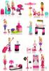 Mega Bloks - Barbie, různé druhy panenek s doplňky
