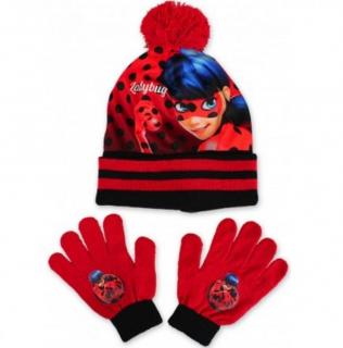 Miraculous Ladybug - Set čepice  plus  rukavice