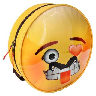 Smajlík - Emoji batoh odnímatelné samolepky 34 cm