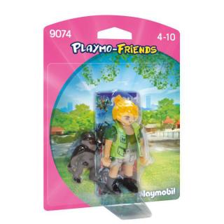 Stavebnice Playmo-Friends pečovatelka s gorilou