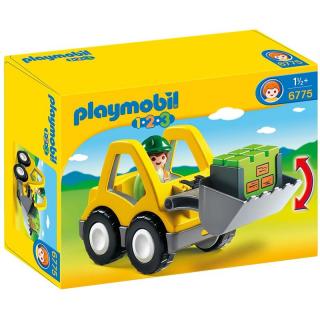 Stavebnice Playmobil 1.2.3 bagr
