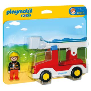 Stavebnice Playmobil 1.2.3 hasičské auto