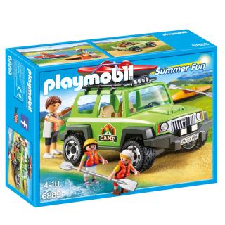 Stavebnice Playmobil 4x4 vozidlo s kánoí
