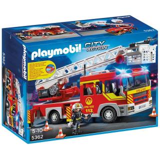 Stavebnice Playmobil hasičské auto se světly