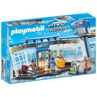 Stavebnice Playmobil Jak vycvičit draka letiště a kontrolní věž