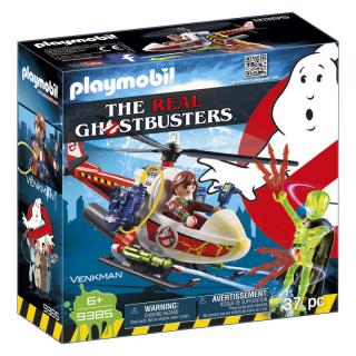 Stavebnice Playmobil Krotitelé duchů Venkman s helikoptérou