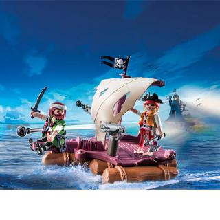 Stavebnice Playmobil pirátská loď: raft
