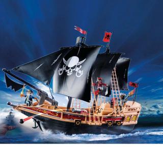 Stavebnice Playmobil pirátská loď s vybavením