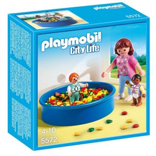 Stavebnice Playmobil školka: ohrádka s míčky