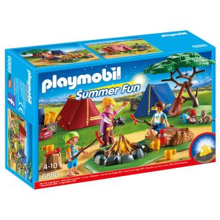 Stavebnice Playmobil tábor s ohništěm