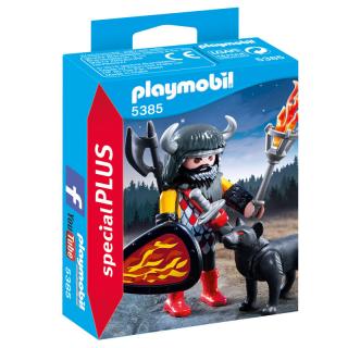 Stavebnice Playmobil válečník s vlkem